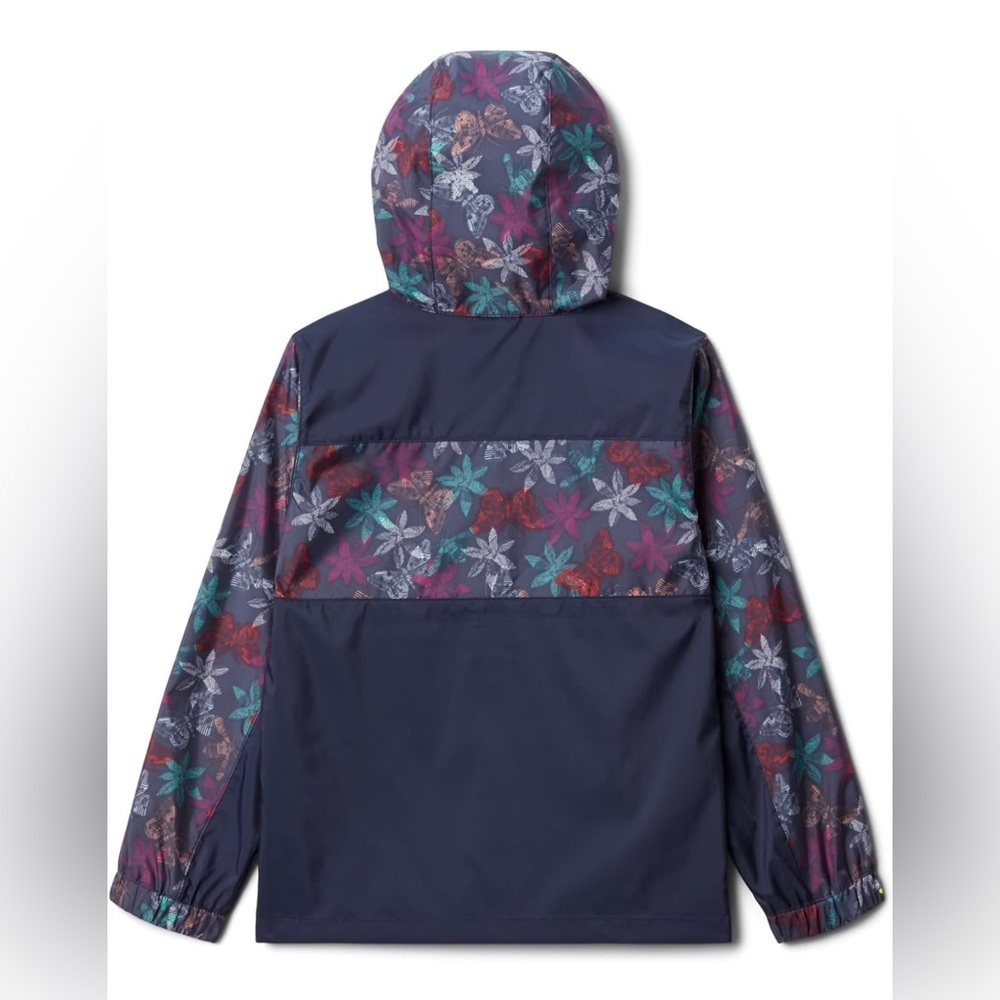 NWT Columbia Kids' Glennaker Springs Jacket Nocturnal Flutter By/Nocturnal SZ XL - Picture 3 of 8
